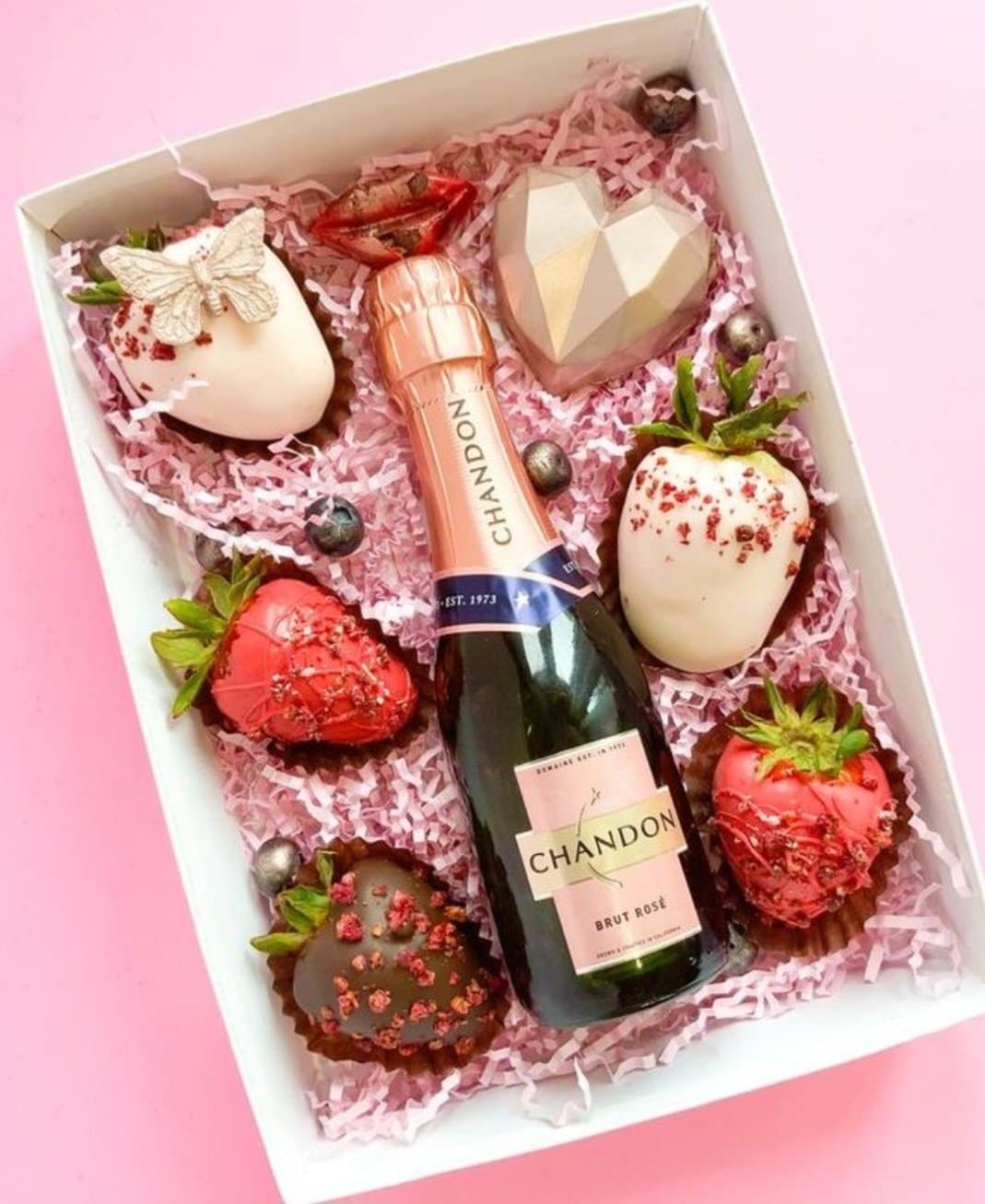 Fresas con Champag